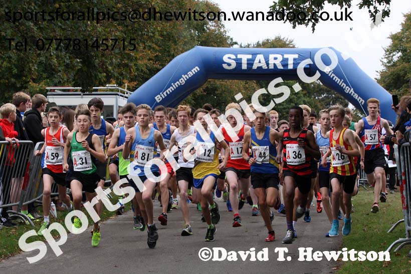 Boys under-15s ERRA Road Relays, Sutton Coldifield, Birmingham. Photo: David T. Hewitson/Sports for All Pics